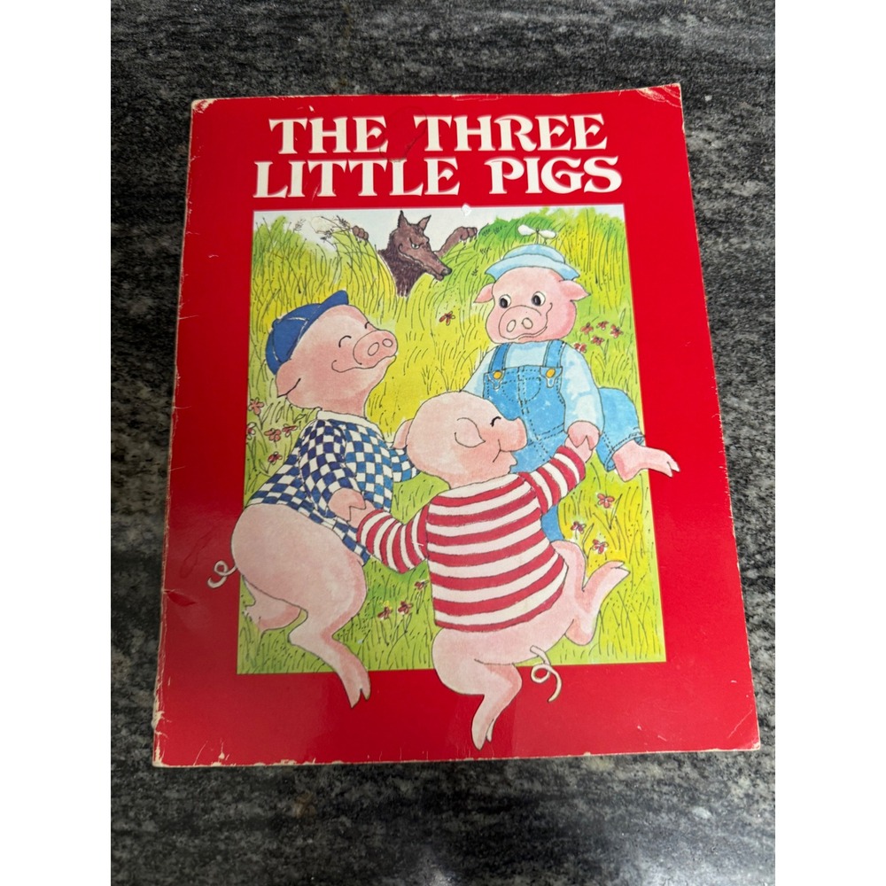 The Three Little Pigs Vintage Paperback Eileen Grace Troll Associates 1981